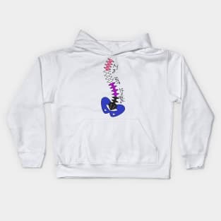 Not Straight - Genderfluid Kids Hoodie